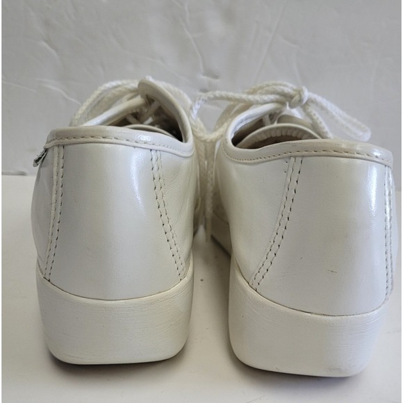 SAS White Leather Tripad Comfort Lace Walking Shoe's Women's Size 8 M EUC - Picture 4 of 9